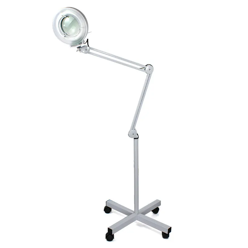 Lampara Profesional Con Luz Y Lupa 5x Dioptrías Con Pedestal