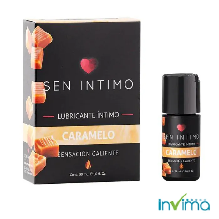 Lubricante Sen Intimo Caramelo Sensación Caliente 30Ml 