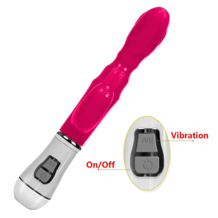 Vibrador Doble Estimulación Clítorial Y Punto G (pilas)