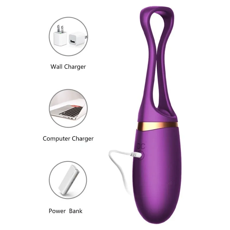 Huevo Vibrador Recargable Con Control Remoto Y Función De Control Por Voz