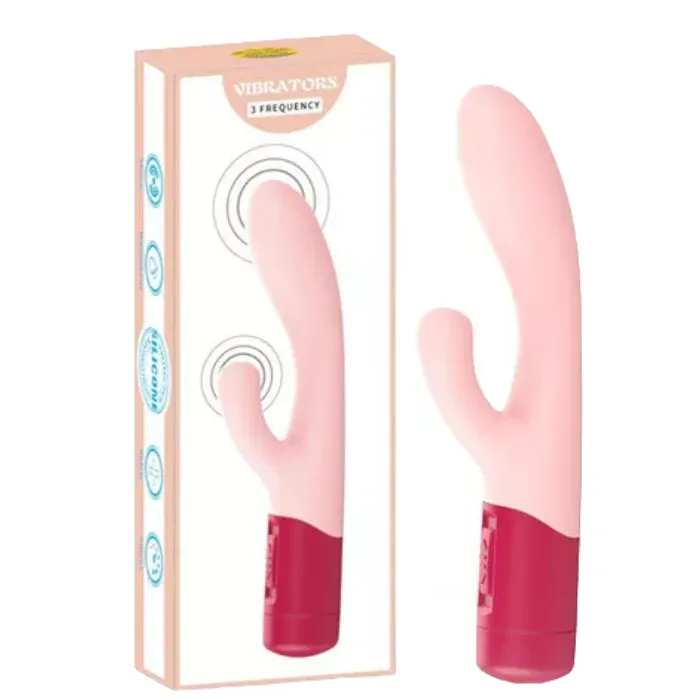 Vibrador Doble Estimulo Con 3 Frecuencias De Vibración (Débil, Medio, Fuerte)