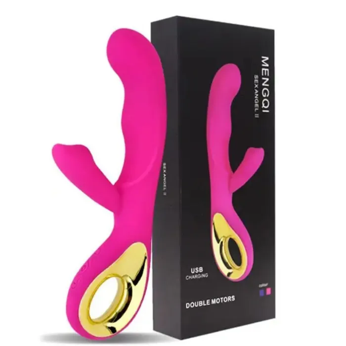 Vibrador Doble Estimulo Sex Angel Alta Gama Estimulacion Doble