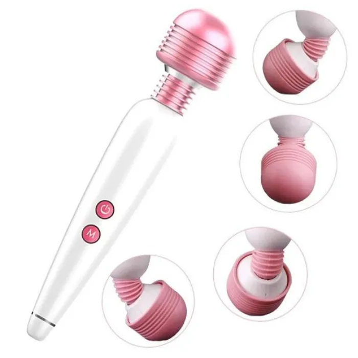 Hitachi Vibrador Recargable, Masajeador De Clítoris Varita 12 Modos De Vibración London