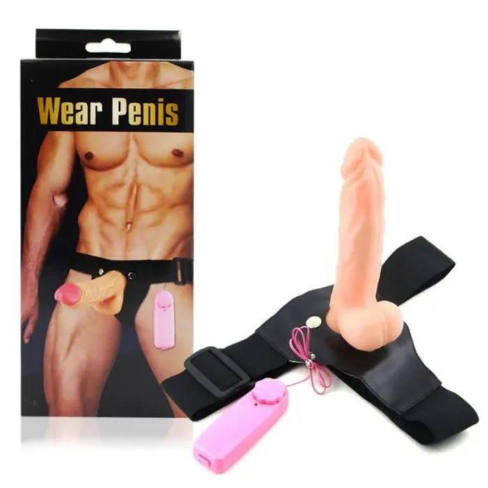 Arnés Con Dildo Vibrador Hueco Wear Penis