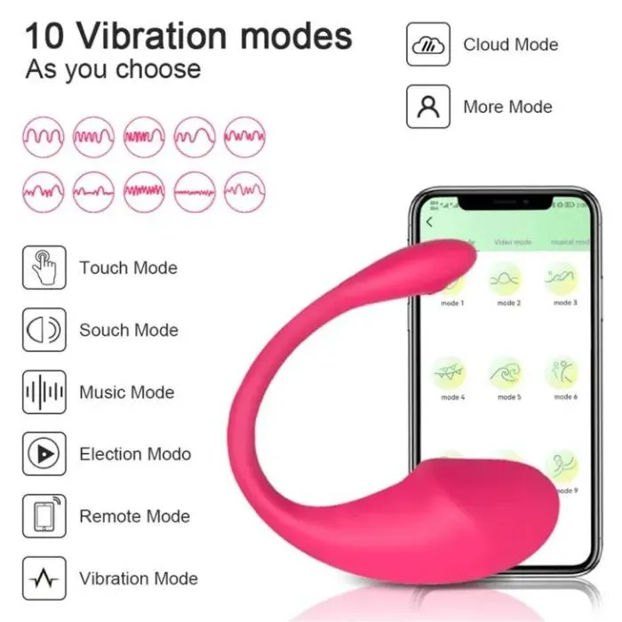 Vibrador Interactivo Videochat Control Por App Y Bluetooth Larga Distancia 