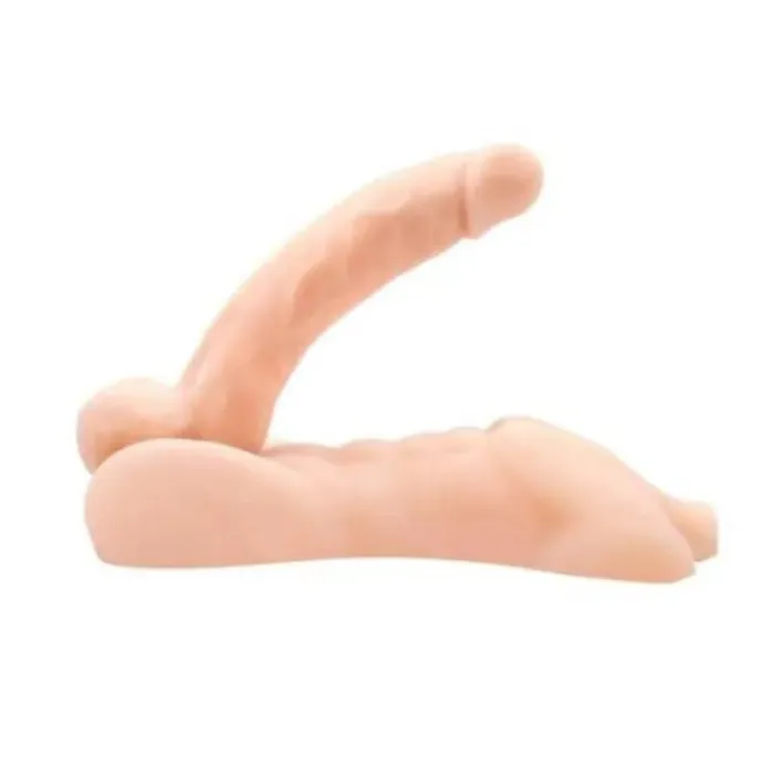 Mini Torso Consolador Pene Consolador Con Bala Vibradora Ultra Realista Biggen 