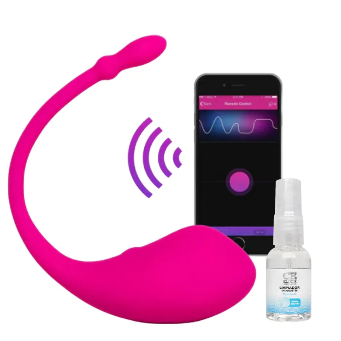 Vibrador Lovense Lush Web Cam + Lovense Lush Vibrador Interactivo + Limpiador De Juguetes Elixir Neutro 29 Ml