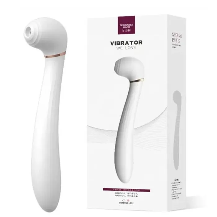 Vibrador Succionador De Clitoris 2 En 1 Estimulador Punto 