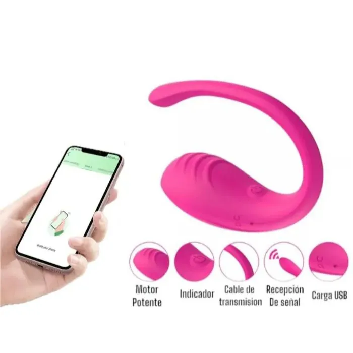 Vibrador Interactivo Videochat Control Por App Y Bluetooth Larga Distancia 