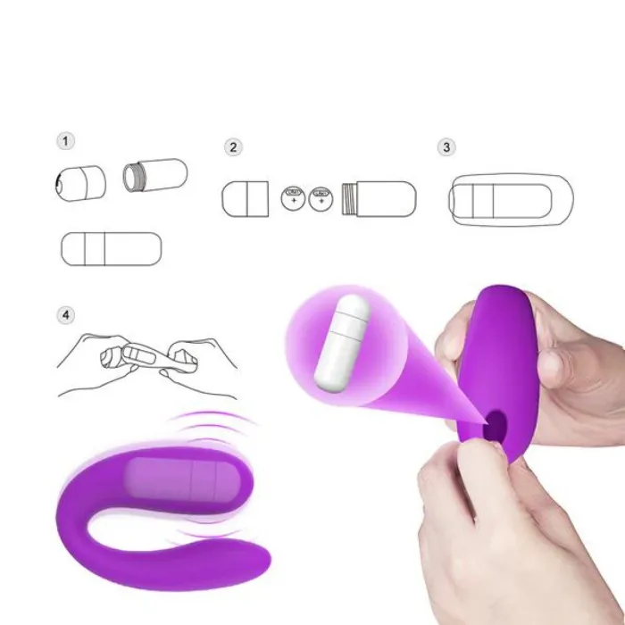 Vibrador Doble Estimulo Forma U Vebe