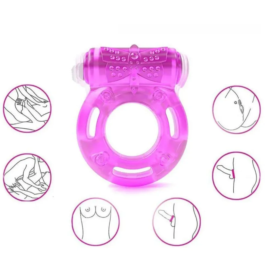 Anillo Vibrador Pene Retardante Estimulador De Clítoris Thor