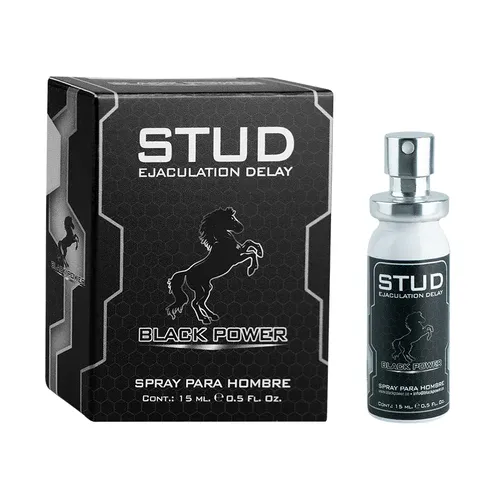 Retardante En Spray Para Hombre Stud Black Power 15Ml 