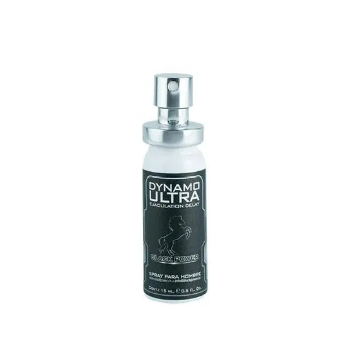 Retardante En Spray Para Hombre Dynamo Ultra Black Power 15Ml 