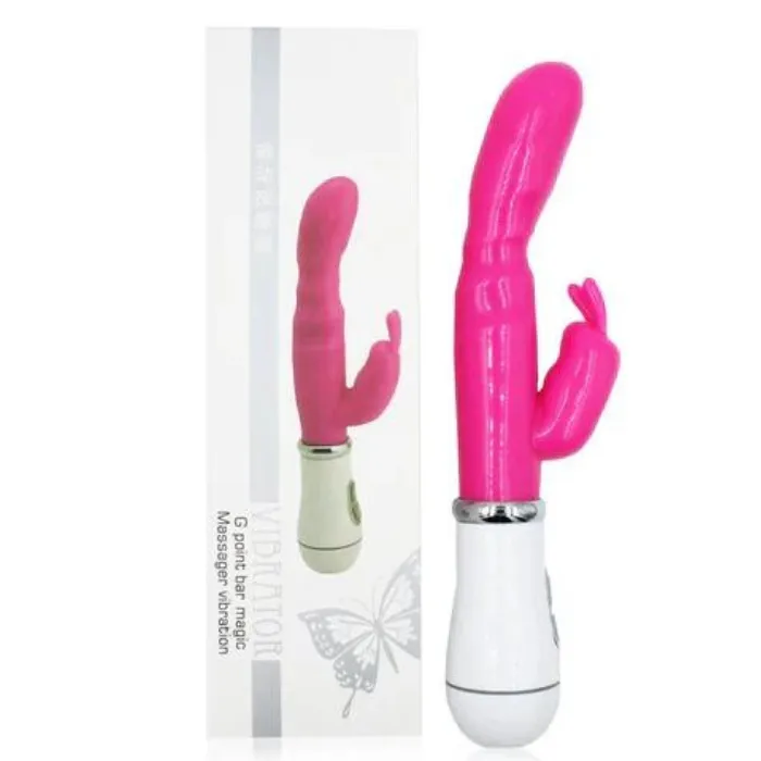 Vibrador Doble Estimulación Clítorial Y Punto G (pilas)