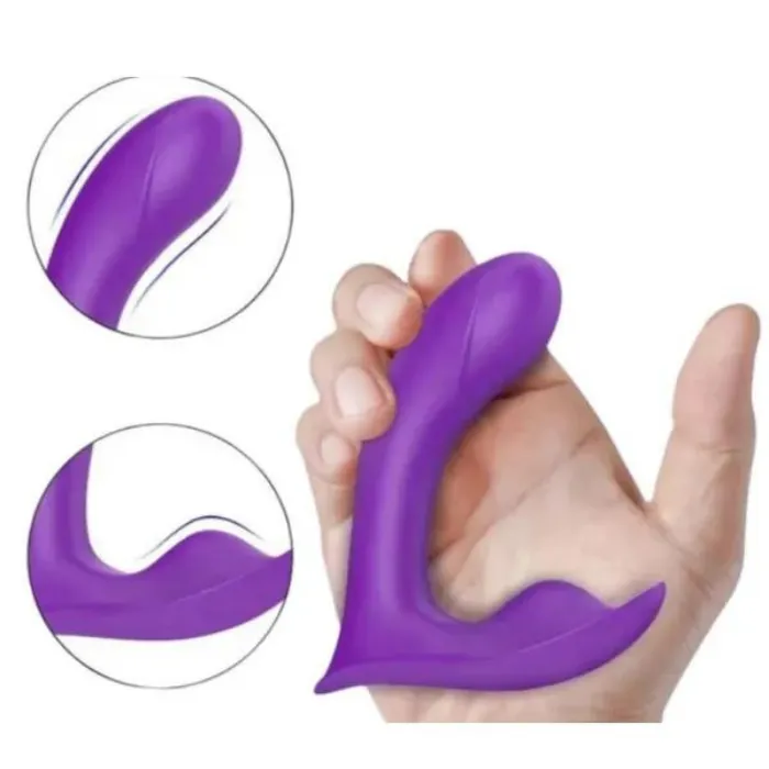 Vibrador Doble Estimulacion A Control Remoto Doble Motor Masajeador De Clítoris