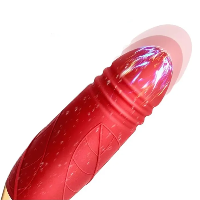 Vibrador Rosa Consolador De Lujo 2 En 1 Punto G Y Clítoris Juguete Sexual 