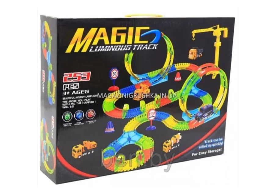 Juguete Pista De Carro Magic Luminous Track 253 Piezas