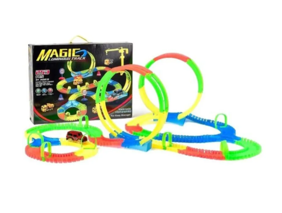 Juguete Pista De Carro Magic Luminous Track 253 Piezas