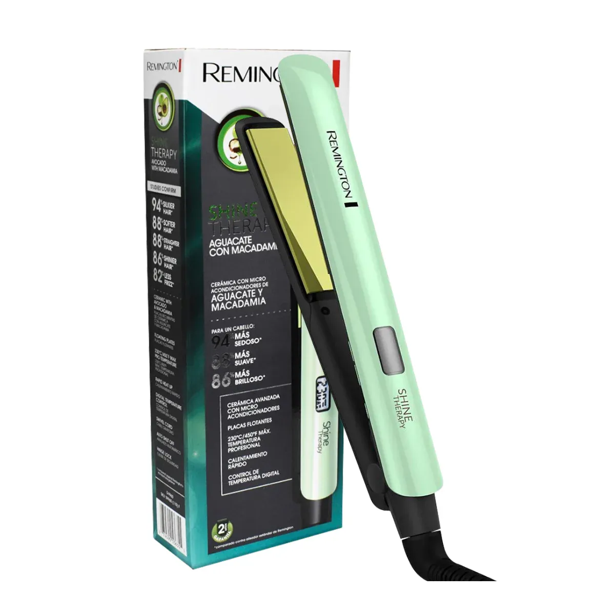 Plancha Para El Cabello Remington Aguacate Original