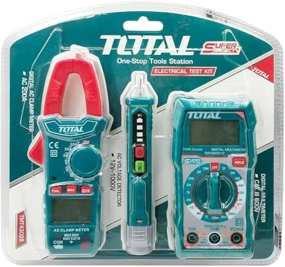 Kit Medidor De Corriente Digital Marca Total