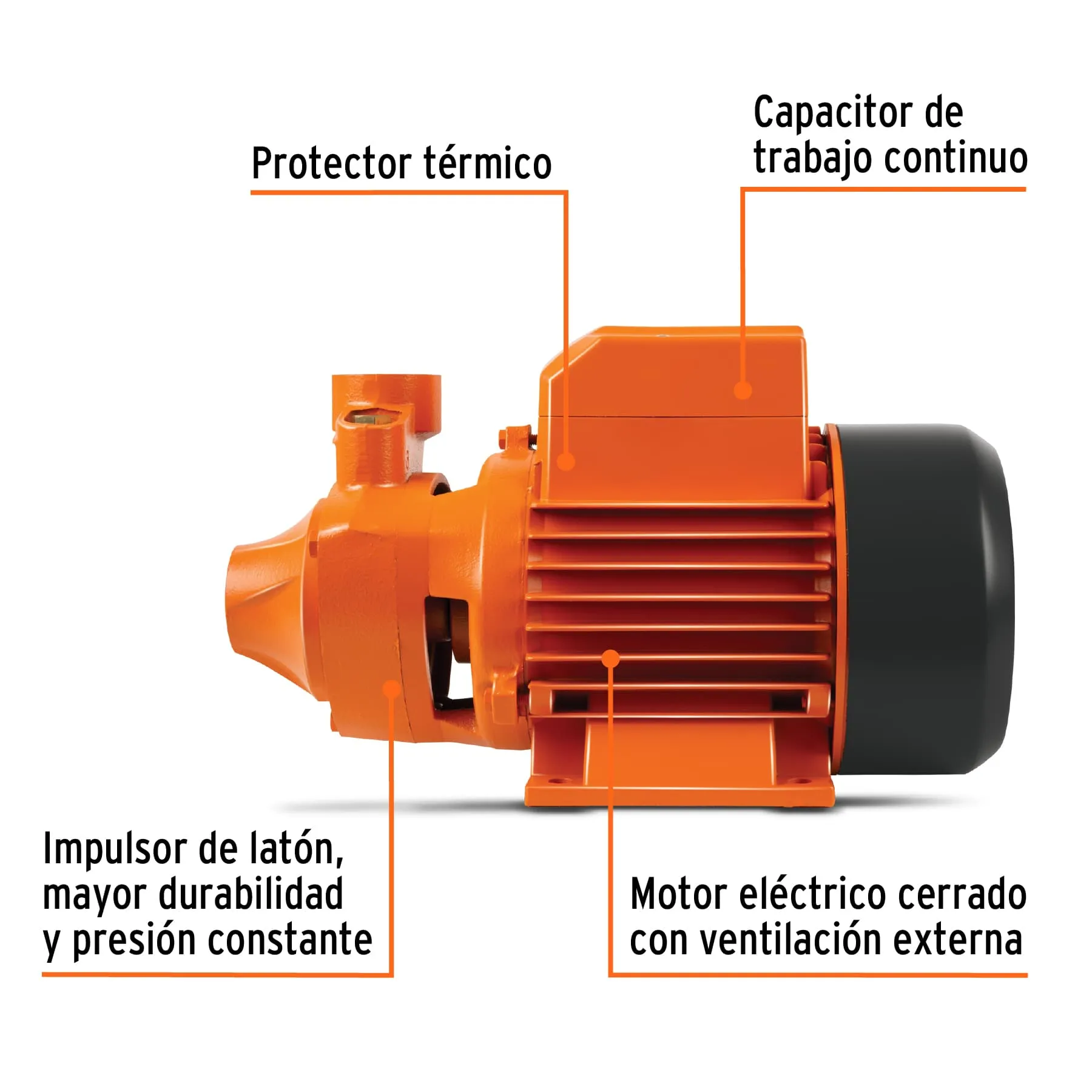 Bomba Periférica De 1 Hp Marca Truper