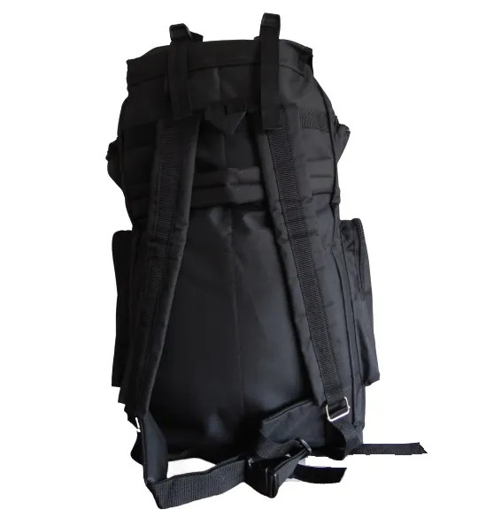 Morral Outdoor Para Campismo 80LT  CALZADO GUERREROS LG-013 Negro