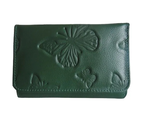 Billetera para Dama en Cuero CALZADO GUERREROS CB-096 VERDE