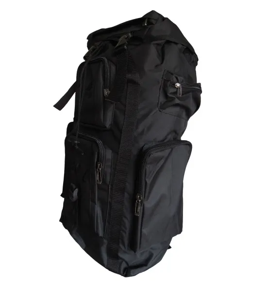 Morral Outdoor Para Campismo 80LT  CALZADO GUERREROS LG-013 Negro