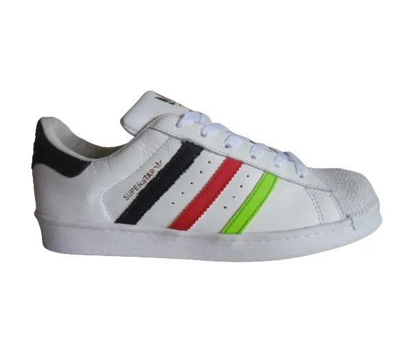 Tenis Clasicos Para Hombre Replica CALZADO GUERREROS LT-06 Blanco x Multicolor