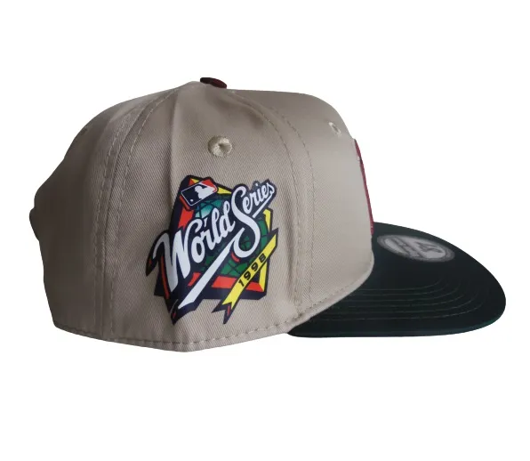 Gorra Urbana Beisbol Yankees NY CALZADO GUERREROS GR-014 Beige x Verde