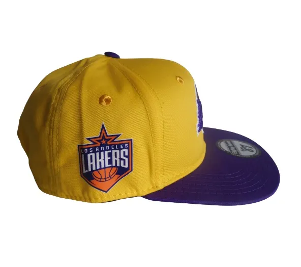 Gorra Urbana Baloncesto Lakers CALZADO GUERREROS GR-014 Amarillo x Morado