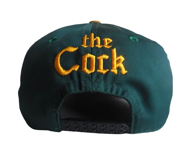 Gorra Urbana clasica The Cock CALZADO GUERREROS GR-014 Verde x Mostaza