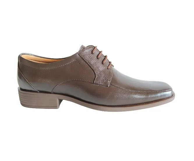 Zapato Formal  En Cuero, Calzado Guerreros GP-1603 Café