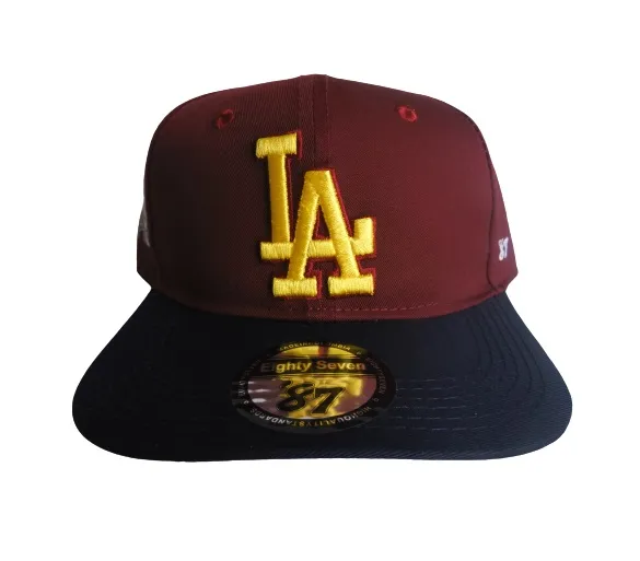 Gorra Urbana Beisbol Los Angeles Dodgers CALZADO GUERREROS GR-014 Vinotinto