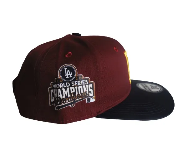 Gorra Urbana Beisbol Los Angeles Dodgers CALZADO GUERREROS GR-014 Vinotinto