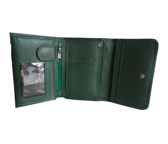 Billetera para Dama en Cuero CALZADO GUERREROS CB-096 VERDE