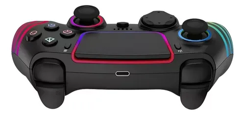 Control Joystick Inalámbrico Luz Led Para Ps4 Android Ios Pc