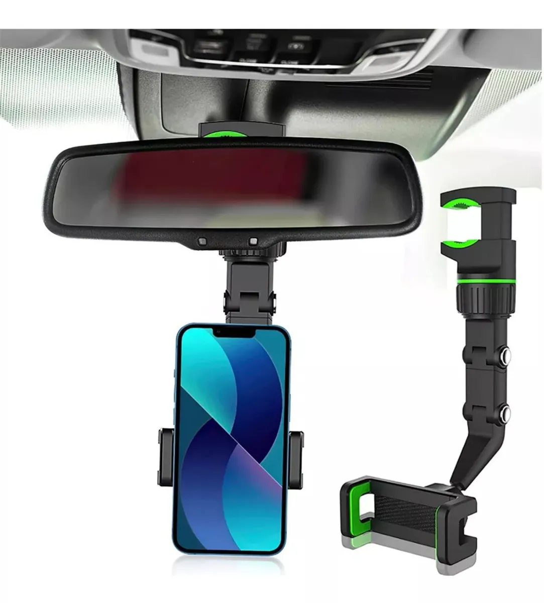 Soporte Universal Celular Espejo Auto Camioneta Ajustable