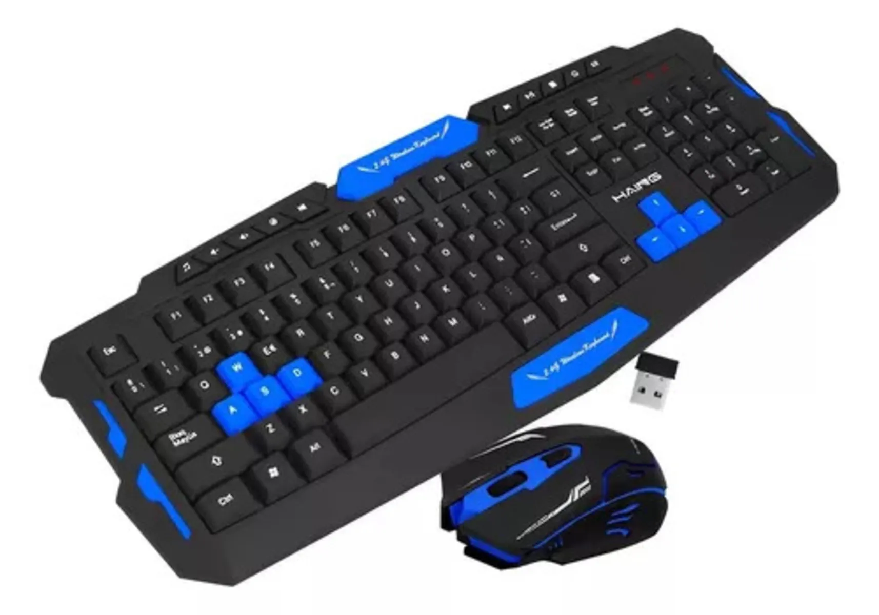 Combo Gamer Inalámbrico Teclado + Mouse 2.4 Mando Multimedia