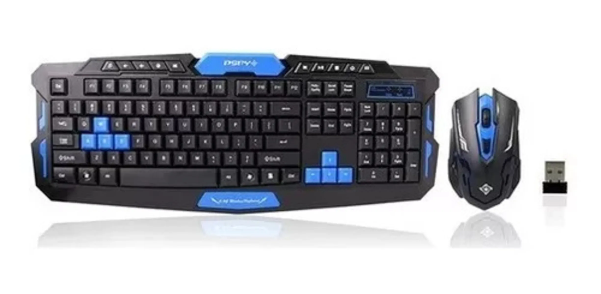 Combo Gamer Inalámbrico Teclado + Mouse 2.4 Mando Multimedia