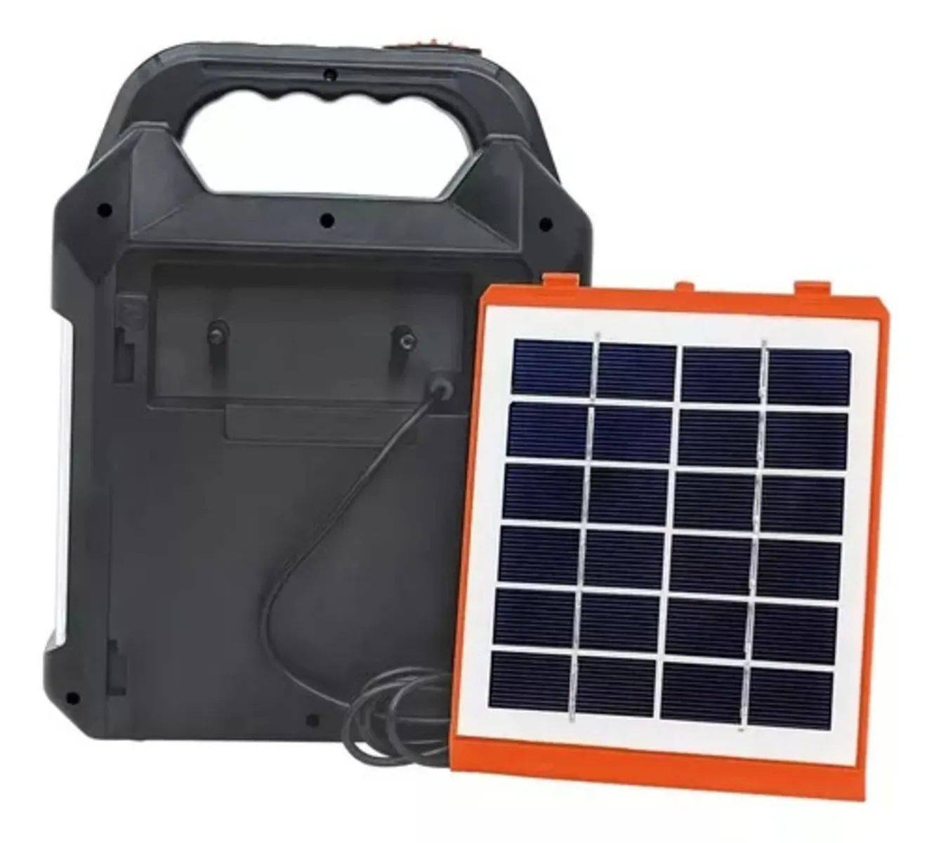 Kit Luz De Emergencia Panel Solar Parlante Bluetooth Fm Usb