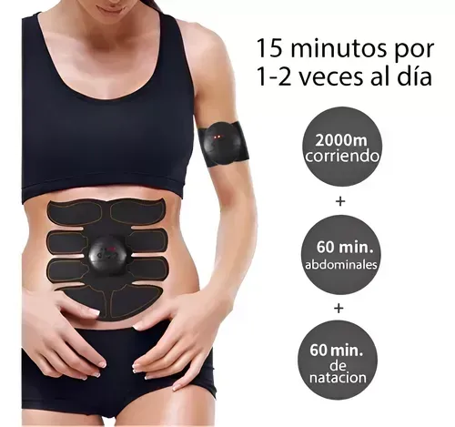 Estimulador Muscular Abdominal Brazos Piernas Eléctrico Usb