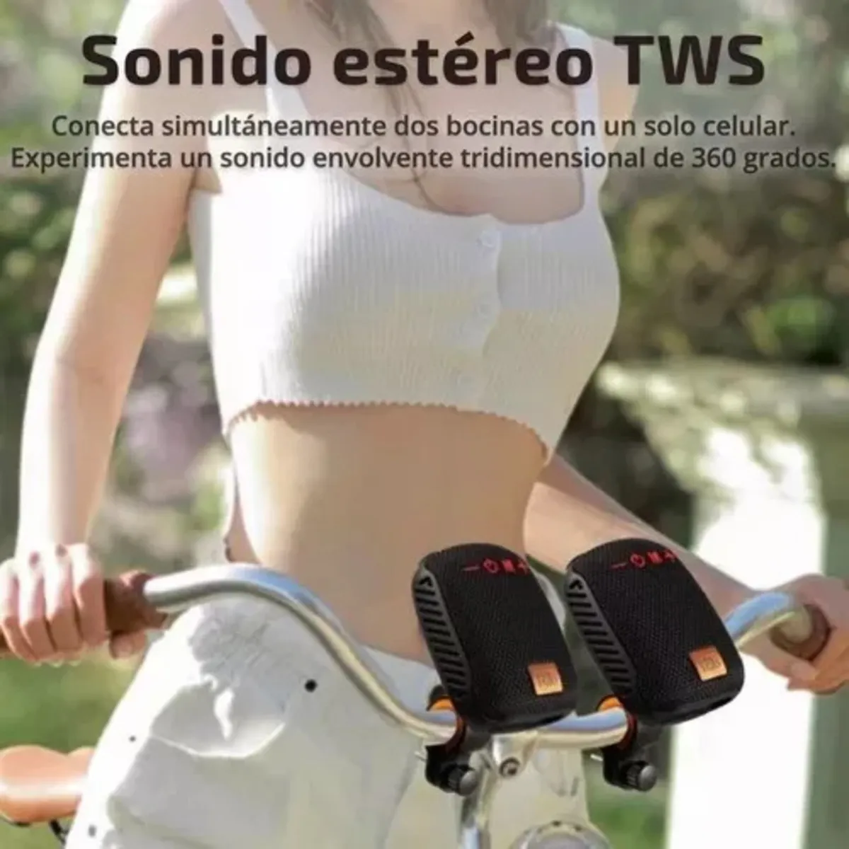 Parlante Bluetooth Inalámbrico Impermeable Para Bicicleta