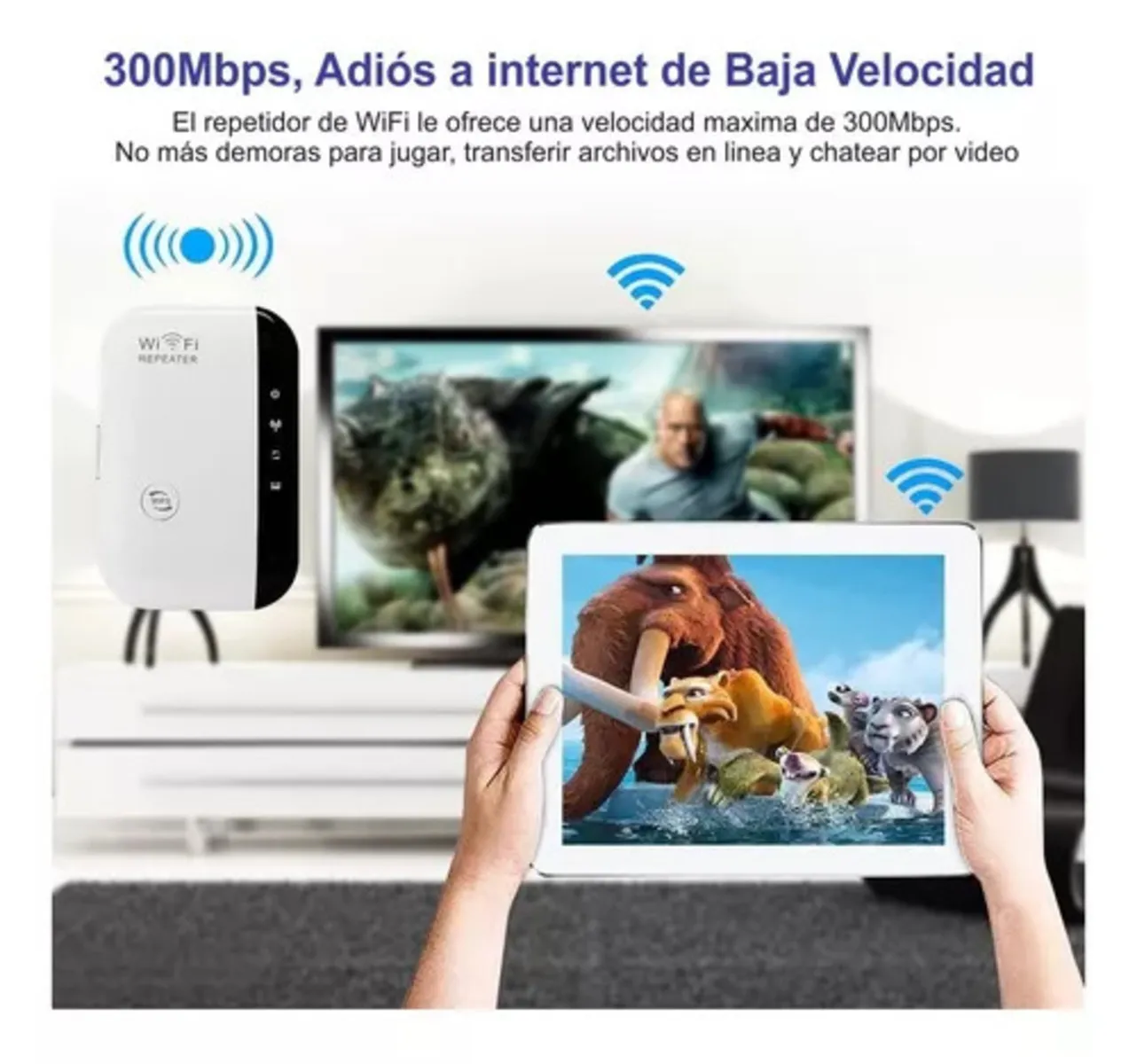 Repetidor Amplificador De Señal Wifi Router 300mbps