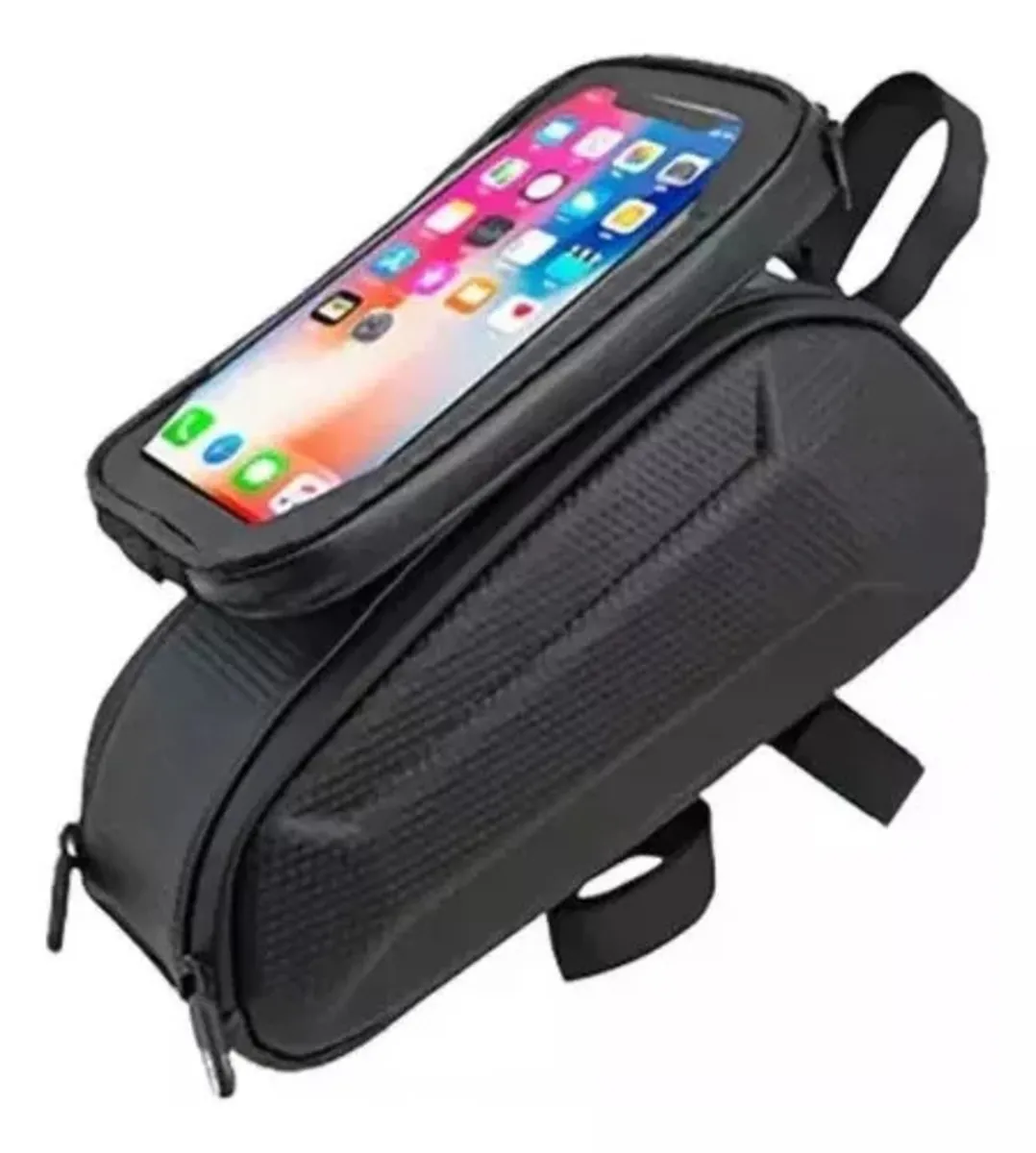 Bolso Alforja Porta Celular Estuche Impermeable De Bicicleta Universal