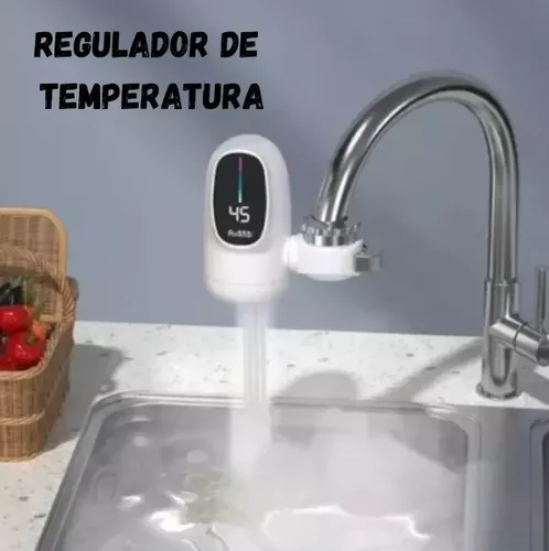 Calentador De Agua Eléctrico Para Grifo Filtro Con Pantalla Digital