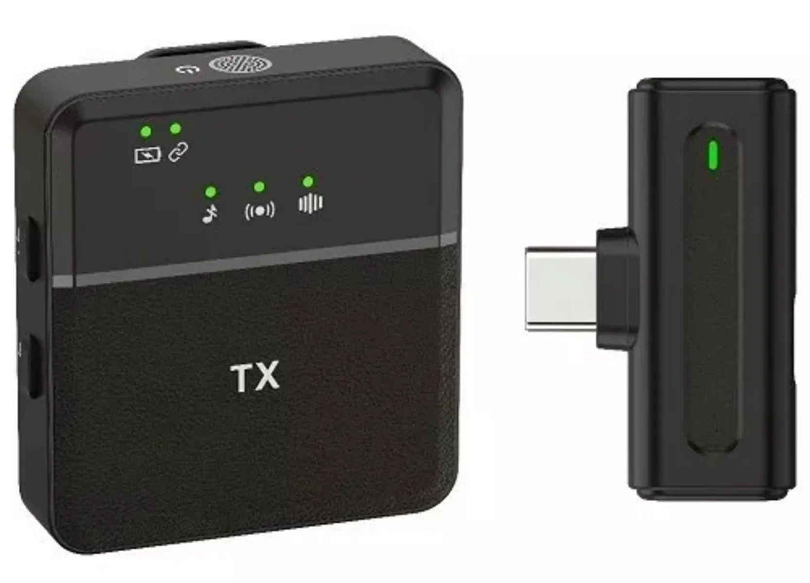 Micrófono Corbatero Inalámbrico Celular Tipo Usb C Android