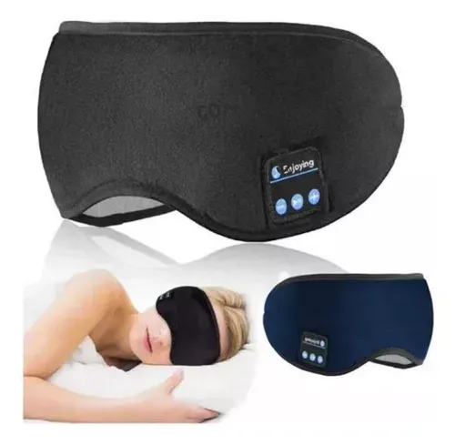 Antifaz Cubre Ojos Ajustable Para Dormir Bluetooth Musica