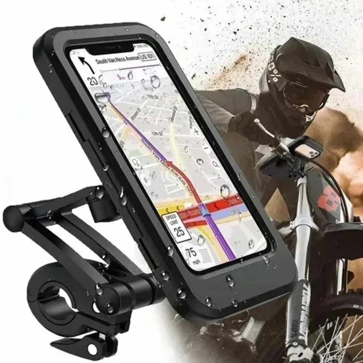 Soporte Celular Moto Bicicleta Estuche Universal Impermeable