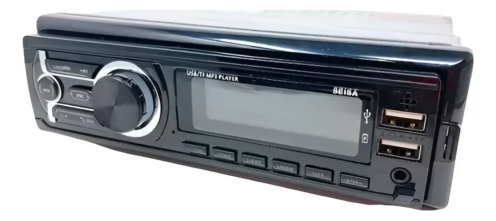 Autoestereo Frente Desmontable Bluetooth, Fm, Browser Mp3 Color Negro QM-C1884